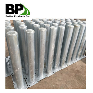 الساخنة انخفض أنابيب الصلب المجلفن الشمعات - Product Image 1