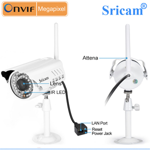 Sricam SP014 Wireless 720 P Cámara IR CUT 1.0 Megapíxeles P2P Wifi Cámara <span class=keywords><strong>de</strong></span> <span class=keywords><strong>Seguridad</strong></span> Exterior - Product Image 5
