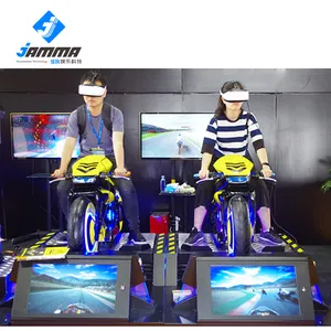 Vr grande equipamentos de entretenimento shopping Arcade jogo simulador de corrida de moto