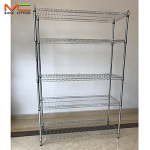 Étagère de fil MC-WS12045, rayonnage résistant de fil de chrome de 5 rangées - Product Image 2