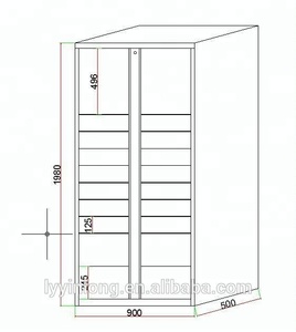 Thông Minh Mini Wifi Hộp An Toàn Locker Với Hệ Thống Và Màn Hình Cảm Ứng Điện Tử Nhanh Kỹ Thuật Số Locker Thông Minh Bưu Kiện Giao Hàng Lockr - Product Image 6