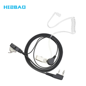 FBI001 Earphone Radio Mini Dua Arah, Headset Walkie-Talkie Keamanan 2 Pin Tabung Bebas Genggam Walkie Talkie - Product Image 4