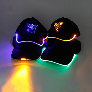 Hot bán thời trang thể thao LED chiếu sáng Cap, Mũ bóng chày với đèn LED, Led Light Up hat - Product Image 2
