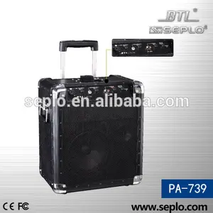 Profesional portátil inalámbrico amplificador pa-739/mini sistema de pa/amplificador divisor de audio