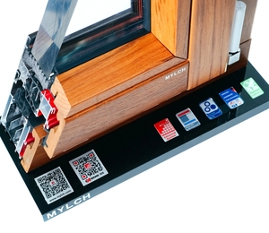 <span class=keywords><strong>Ventanas</strong></span> de <span class=keywords><strong>Madera</strong></span> Revestidas de Aluminio con Certificación ISO9001, con Rejilla, Abatibles y Oscilobatientes, en Venta, <span class=keywords><strong>Ventanas</strong></span> Abatibles de Doble Acción con Certificación AAMA NFRC - Product Image 5