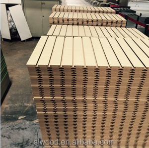 Ranura <span class=keywords><strong>MDF</strong></span> (Panel slatwall) para tablero de exhibición/hoja de <span class=keywords><strong>MDF</strong></span> con ranura - Product Image 5