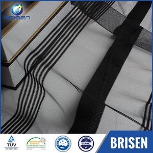 Importación china Grande respirable suave negro 100 poliéster tejido de punto telas - Product Image 4