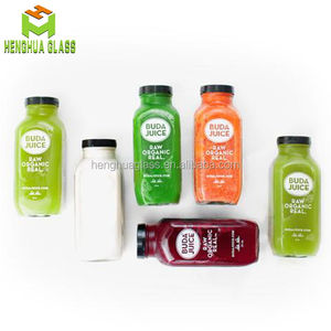 Bouteille de jus en <span class=keywords><strong>verre</strong></span> carré français vide 16oz 500ml <span class=keywords><strong>50cl</strong></span> pour bouteilles de lait et de boisson avec bouchon à vis en <span class=keywords><strong>plastique</strong></span> - Product Image 3