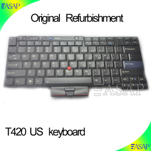 Компьютер ремонт замена клавиатура для IBM для Lenovo для Thinkpad T400S T410 T410I T410S T410SI <span class=keywords><strong>T420</strong></span> T420s сша клавиатура