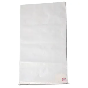 防潮50千克白色巴西pp编织糖袋，带有徽标印刷