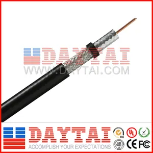 Llenado jalea RG11 Cable Coaxial con BNC impermeable para exterior