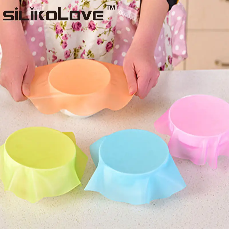 BPA Free Non毒性Fresh保温Colored Reusable Silicone Food Wrap For Food