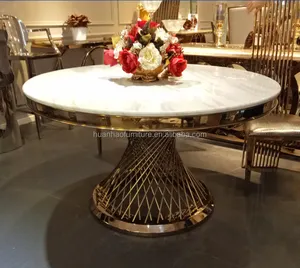 2017 современный Королевский обеденный стол с мраморной столешницей, лидер продаж
