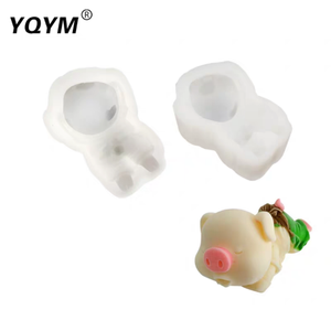 2019 nuevo 3D <span class=keywords><strong>Fondant</strong></span> silicona cerdo pastel molde de silicona torta de mousse de moldes - Product Image 3