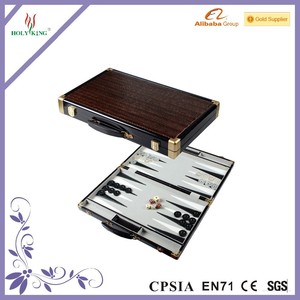 Fashion Family Game <span class=keywords><strong>Backgammon</strong></span> in pelle PU con chessmen in acrilico - Product Image 2