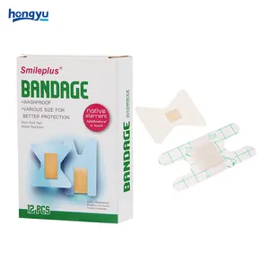 Types Of Bandage 100% Waterproof Sterilized Adhesive Bandage