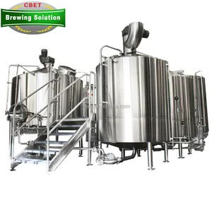 100bbl 3000l 5000l cerveja fabricação de maquinaria e equipamentos de fabricação de cerveja, industrial, sistema de quatro navios