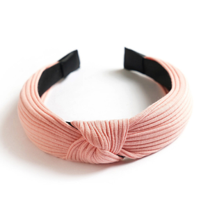 Basit tasarım Hairband renkli elastik kafa Wrap kadınlar arılar kafa düğümlü kızlar için saç bandı