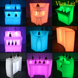 Barra móvil portátil con luz led que cambia de color, para eventos al aire libre, fiesta, club, muebles de playa, novedad - Product Image 3