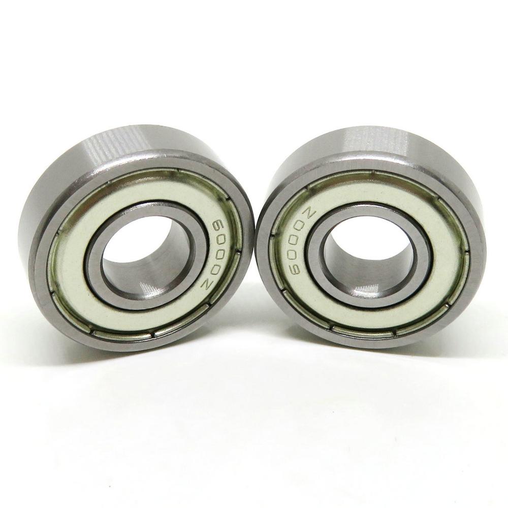 XiKe 10 Piezas Rodamiento 6000ZZ 10x26x8mm: Acero Cromado, Sellado Metálico, ABEC-3 Para Tus Proyectos De Bricolaje