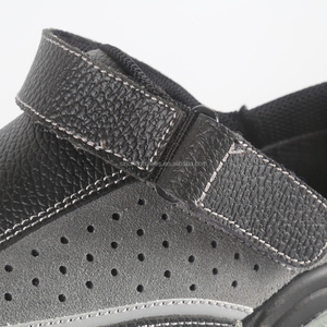 Elegante sandalo in vera pelle SRC CE con punta in acciaio e piastra in acciaio senza <span class=keywords><strong>scarpe</strong></span> antinfortunistiche in pizzo stivale <span class=keywords><strong>da</strong></span> <span class=keywords><strong>lavoro</strong></span> estivo antiscivolo thailandia - Product Image 3