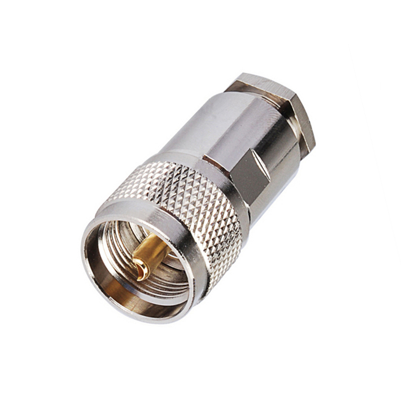 Разъем латунь PL259 UHF мужской для RG213