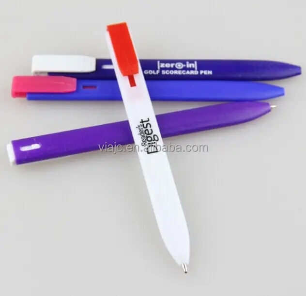 Bookmark flat ballpoint pen with cheap price for bulk only