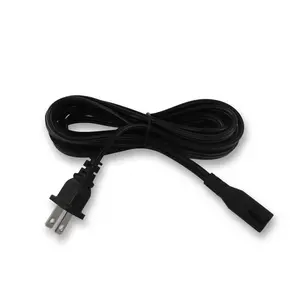 American Nema 1 15P Plug Iec Socket Cord Us 2 Pin Ac Power Cable Iec320 C7 Female Connector Cords