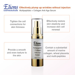 Multipeptides Anti-Aging Serum with Hyaluronic Acid Collagen Aloe Vera Herbal Ingredients Wrinkle-Fighting Lotion - Product Image 4