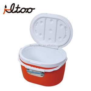 Phong cách giản dị mini 8L tiêm nhựa hộp mát cấp thực phẩm PP vật liệu tùy chỉnh mẫu thư cho đồ uống du khách câu cá - Product Image 3