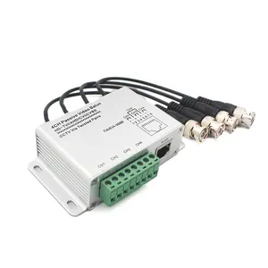 YJS-8104HD 4 canales de alta calidad pasivo RJ45 Video Balun 4ch para CCTV coaxial video balun