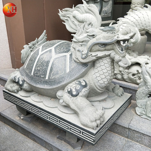Natural granito piedra tortuga dragón tallado para la decoración casera - Product Image 2