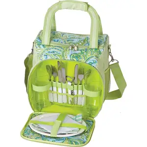 Fashionable 600D polyester Insulated cooler Picnic Plus Bailey Picnic Set