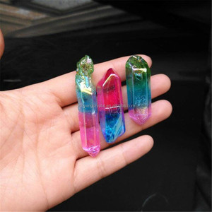 الملاك هالة الكوارتز الكريستال نقطة أكوا النسمة نقطة بالجملة - Product Image 5
