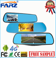 Rétroviseur voiture enregistreur de données, tableau de bord, DVR, avec caméra avant/arrière, système d'aide au stationnement arrière, pour voiture