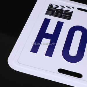 Letrero de Metal con Logotipo en Relieve de la Calle Hollywood, Placa Decorativa de Metal para Matrícula de Automóvil - Product Image 2