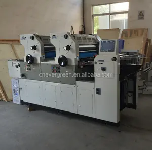 2 color offset printing press machine for flyer, invoice, catalogue