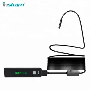 Atacado 1200P 10M Rígido Cabo Mini Câmera Endoscópio Cobra Borescope De Vídeo Sem Fio para o Android