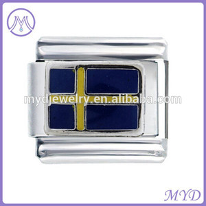 suecia de viaje de la bandera italiana al por mayor pulsera - Product Image 1