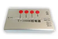Cartão sd T-1000B led, controlador de cartão pixel, suporte ws281, lpd6803, ws2811, tm1804, tm1809, ›; max 2048pixels controlados, dc5vinpose