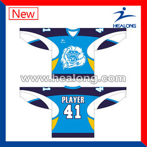 High quality kids hockey jerseys for wholesale - Product Image 1