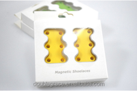 Fournisseur d'usine, boucle de chaussure innovante magique, lacets magnétiques sans nœuds, lacets sans nœuds à vendre