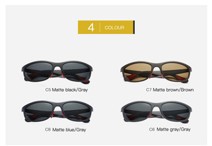 <span class=keywords><strong>Occhiali</strong></span> <span class=keywords><strong>da</strong></span> <span class=keywords><strong>Sole</strong></span> Sportivi <span class=keywords><strong>da</strong></span> <span class=keywords><strong>Uomo</strong></span> MS P0037 Design Italiano con Sensazione Leggera in Tr90 Lenti Polarizzate TAC1.1 di Alta Qualità per la Guida - Product Image 6