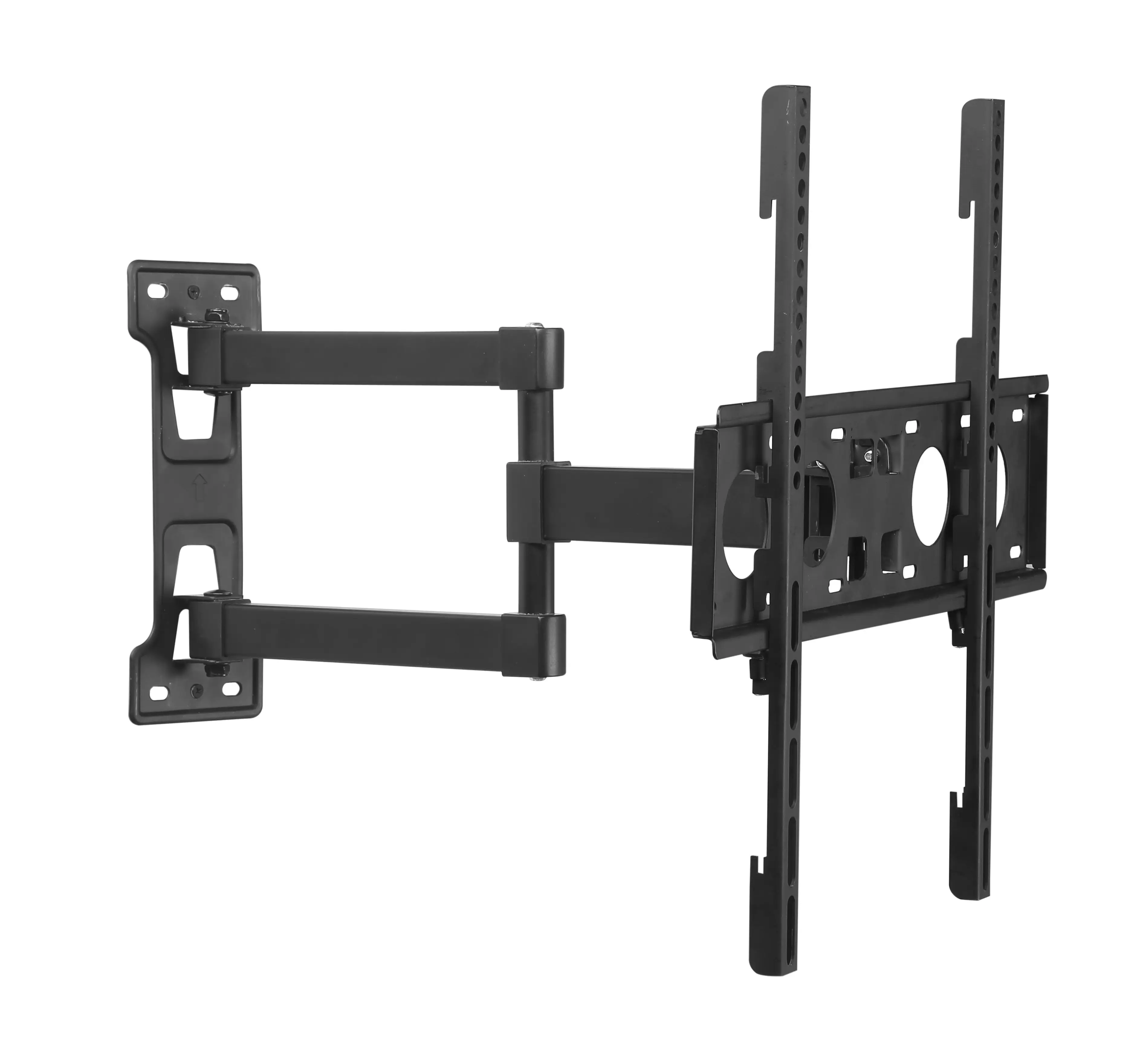 Full Motion TV Wall Mount Corner Bracket 400 x 400 Compatible Extending Arm Articulating Swivel Tilt Fits 32, 37, 50