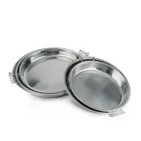 Round Metal Dish, Indian Dinner Plate, Thali Tableware