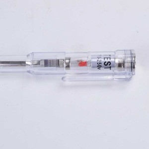 Induzida à prova d' água Pen Tester Elétrica Chave De Fenda luz Sonda <span class=keywords><strong>Detector</strong></span> Testador de Voltagem <span class=keywords><strong>AC</strong></span>/DC 70-Caneta de Teste 250V lápis - Product Image 5