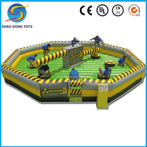 Inflable al aire libre gigante deporte <span class=keywords><strong>juego</strong></span> limpie adultos juegos <span class=keywords><strong>juego</strong></span> inflable limpie hacia fuera para la venta - Product Image 1