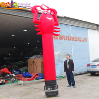 Costume de danseur gonflable en forme de crabe à prix d'usine pour la publicité