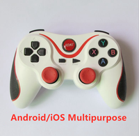 Controlador de Juegos Móvil con Diseño de Agarre, Controlador de Juegos Inalámbrico BT para PS3/PS4/Android/PC, Joystick
