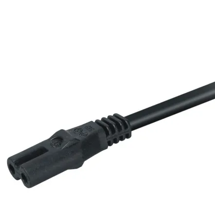 European VDE power cords CEE 7/16 European Plug CEE7 standard XVI (CEE 7/16) "Europlug" EN50075 2.5A 250V H03VVH2-F 2X0.75mm2